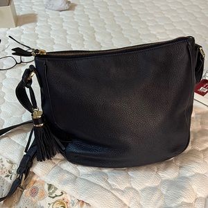 Talbot crossbody bag. color navy. size. 10“ *11” *3.5“